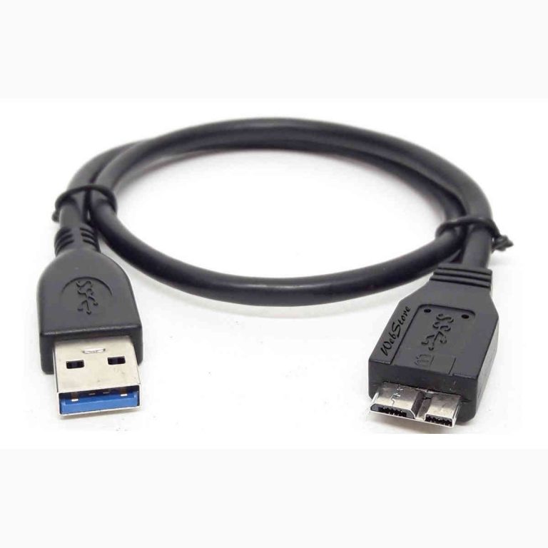 Cabo Usb Para Hd Externo Preto Alta Velocidade De Conex O Cm