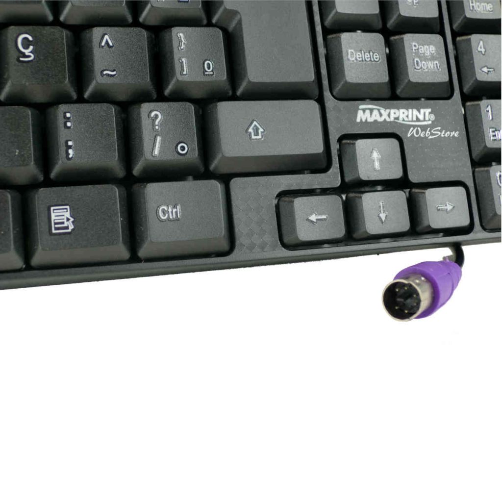 Teclado padrão PS2 ABNT 2 Multimídia WebStore