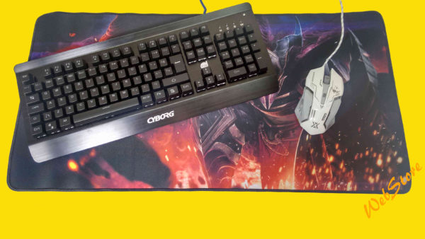 Mouse pad gamer grande performande e velocidade