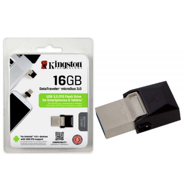 pendrive 16GB original Kingston OTG para celular e computador