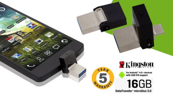 pendrive 16GB original Kingston OTG para celular e computador