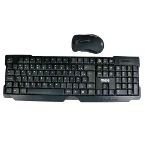 Kit Teclado e mouse sem fio ABNT2 nano receptor