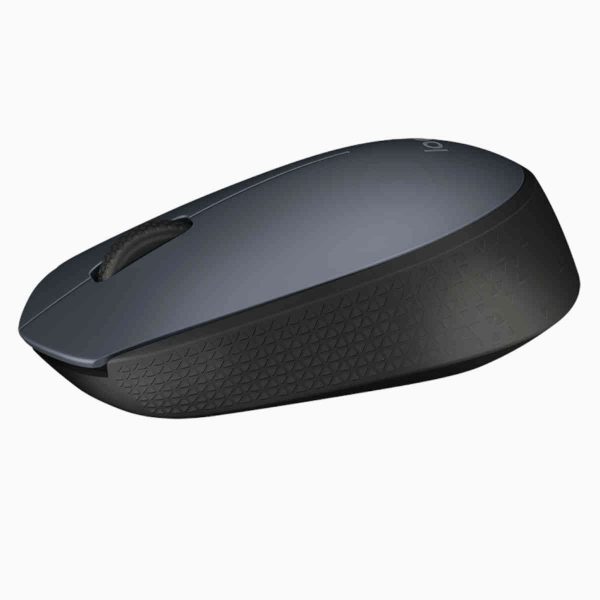 mouse logitech M170 preto e cinza sem fio e a laser