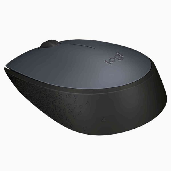 mouse logitech M170 preto e cinza sem fio e a laser