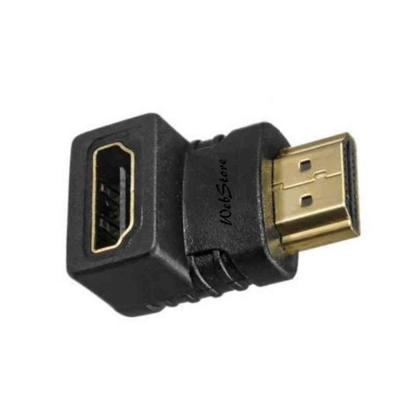 adaptador hdmi conector L 90 graus