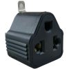 Adaptador de tomadas modelo antigo 3 pinos e pino chato
