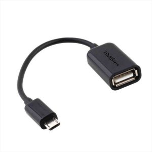 Cabo OTG para entrada V8 de celular e smartphone