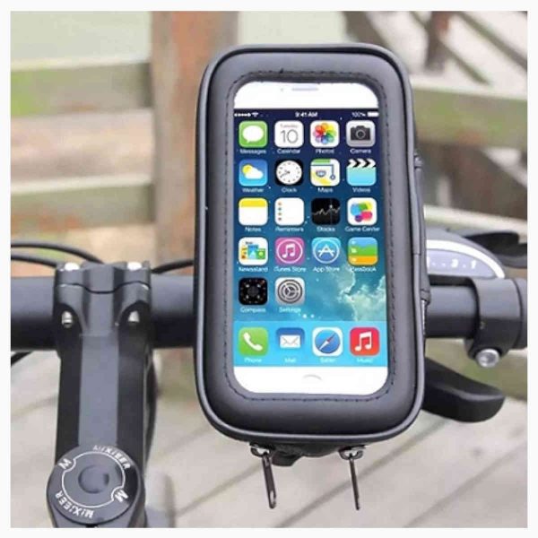 suporte para celular bike bicicleta com bolsa