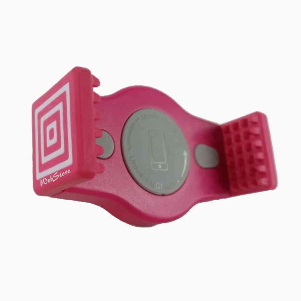 suporte para celular clip cor de rosa