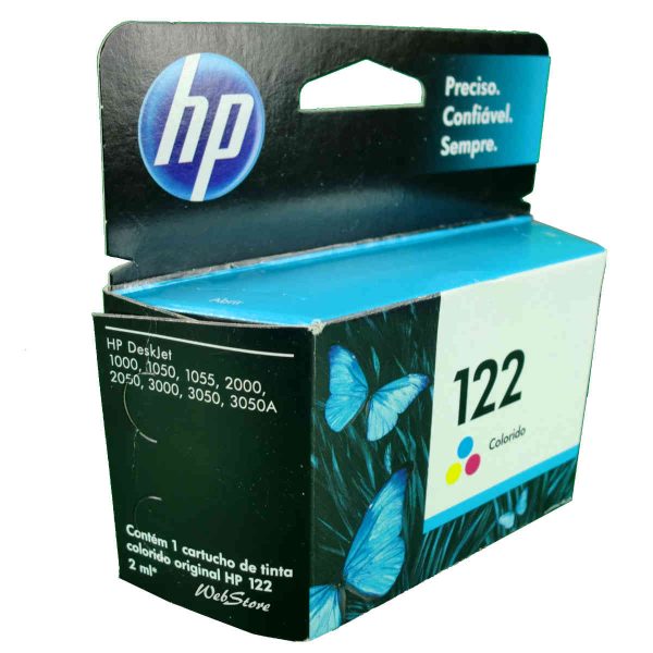 Cartucho HP 122 Colorido original com garantia do fabricante