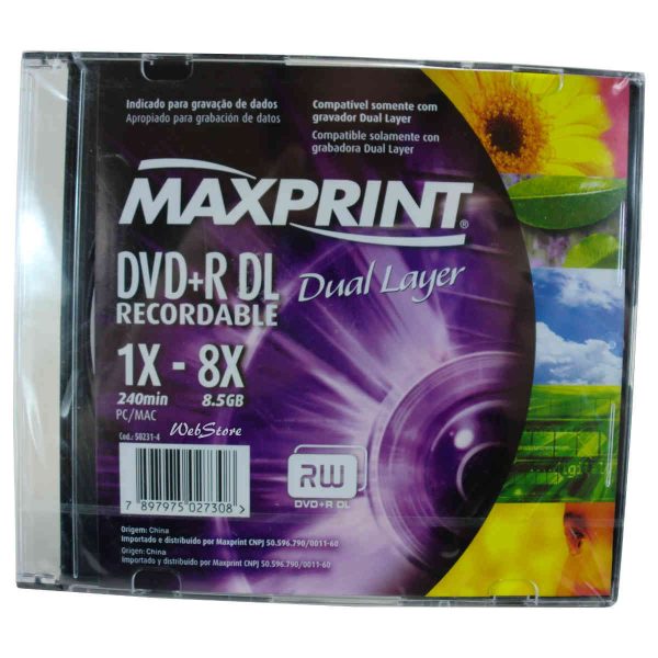 DVD dual layer - DVD virgem