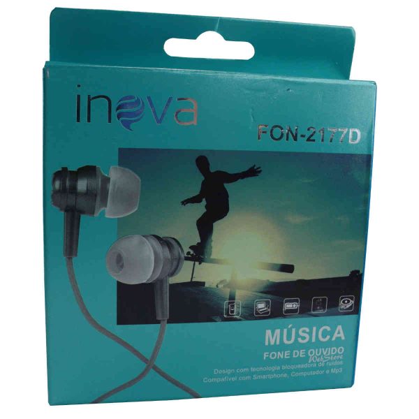 Fone de ouvido ideal para ouvir música no celular, smartphone, tablet, mp3, notebook, computador