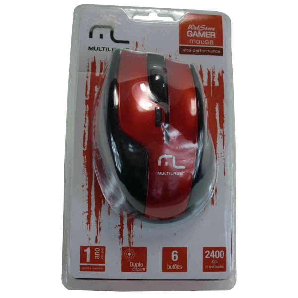 Mouse gamer barato. 6 botões e alto desempenho