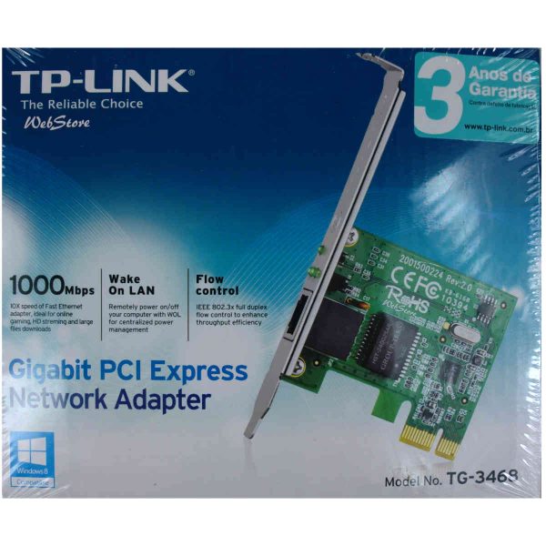 Plsaca de rede pci express gigabit