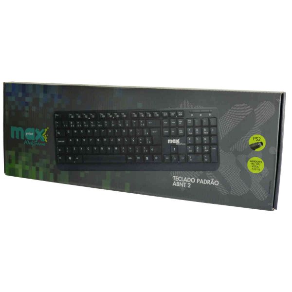 teclado padrão PS2 ABNT para PC, computador desktop