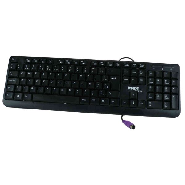 teclado padrão PS2 ABNT para PC, computador desktop