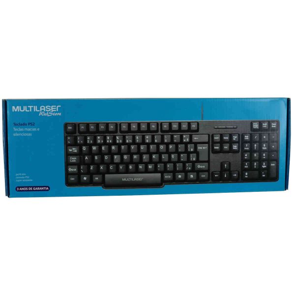 teclado padrão PS2 ABNT para PC, computador desktop