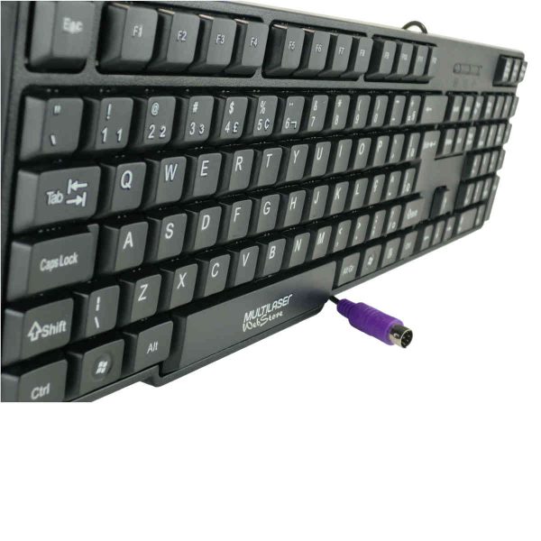 teclado padrão PS2 ABNT para PC, computador desktop