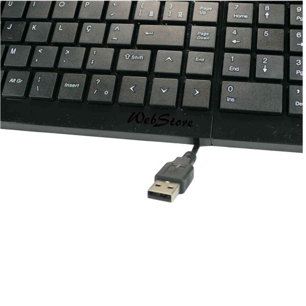 Teclado office USB para computador, pc, notebook