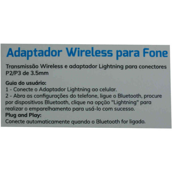 adaptador lightning para fone de ouvido p2