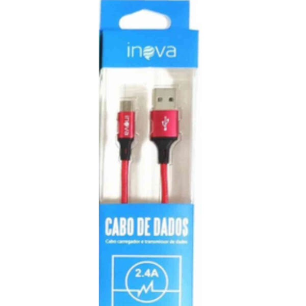 Cabo de dados e carregador para android conexão micro usb v8