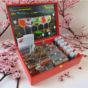 Kit gin tonica London – Especiarias para gin, Xaropes e Acessórios