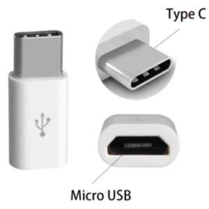 Adaptador Tipo C para micro USB – V8 para TYPE C
