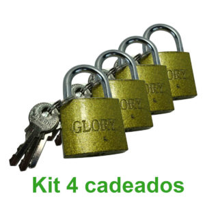 Cadeado kit com 4 – 32mm