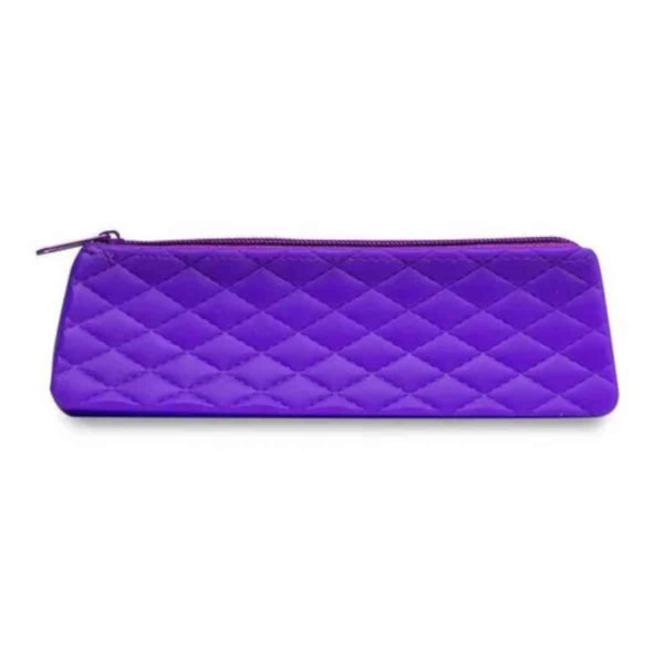 necessaire porta maquiagem roxa