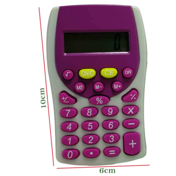 Calculadora de Bolso com cordão KK-2201 Rosa