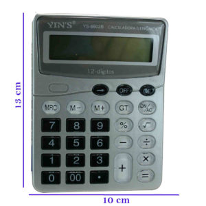 Calculadora De Mesa Comercial Escritório Yin’s 8802B