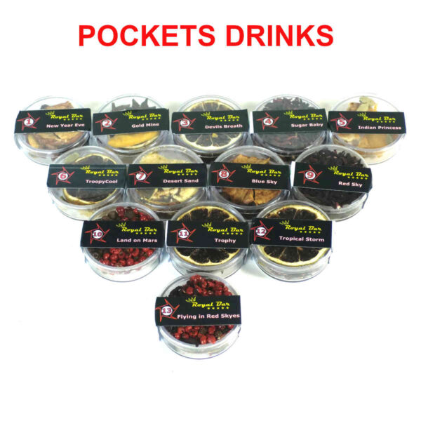 Pockets drinks para gin tônica - Kit gin