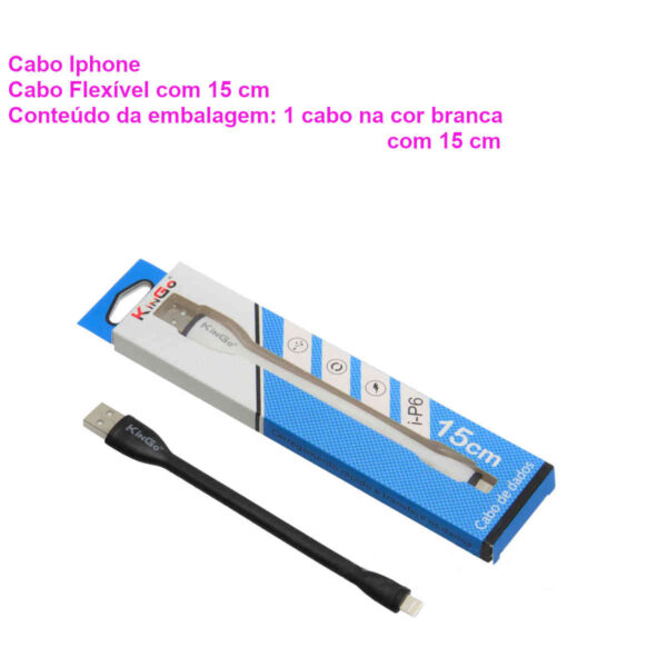 cabo iphone lightning 15 cm