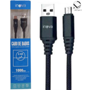 Cabo TIPO C USB Reforçado – Type C para celulares e smartphones