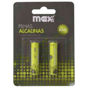 Pilha AAA Alcalina Maxprint – Kit com 2 unidades