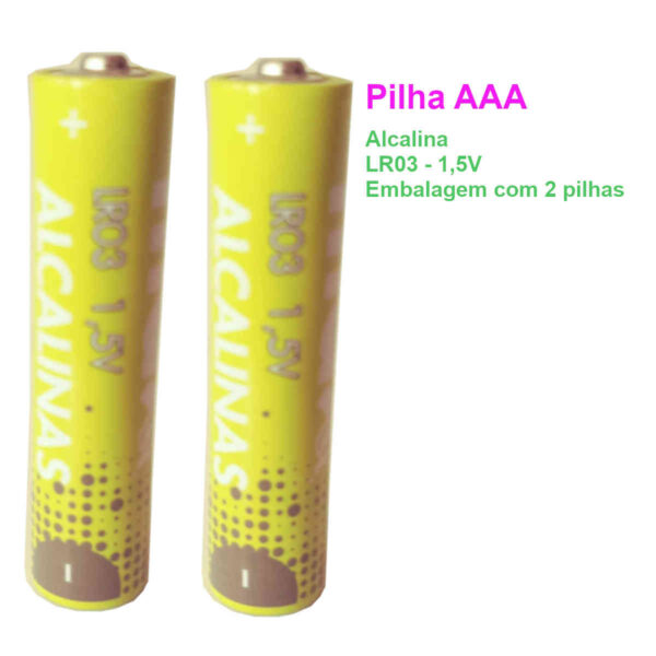 Pilha AAA Alcalina Maxprint - Kit com 2 pilhas