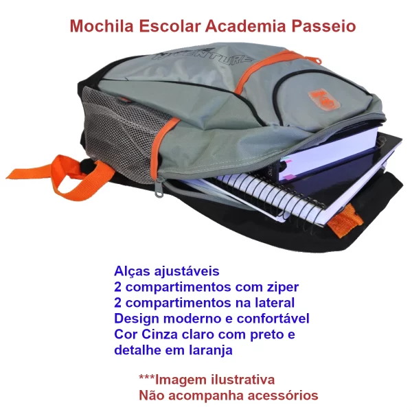 Mochila Versátil Juvenil Unissex