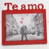 Porta Retrato TE AMO Vermelho Namorados 20x15