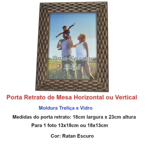 Porta Retrato de mesa Moldura decorativa para fotos