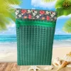 Bolsa de Praia Verde em treliça com Necessaire e Carteira - Imagem 4