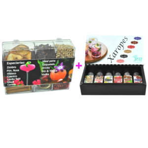 Especiarias para Gin Tônica + Xaropes para Coqueteis e Drinks – Seven