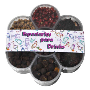 Especiarias para Gin Tônica, Coqueteis e Drinks – Caixa Flower
