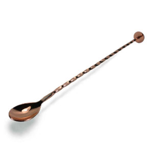 Colher Bailarina Disco Inox Bronze para Drinks RoyalBar