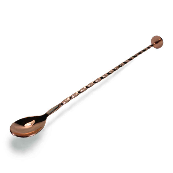 Colher Bailarina Disco Inox Bronze para Drinks RoyalBar - Image 2
