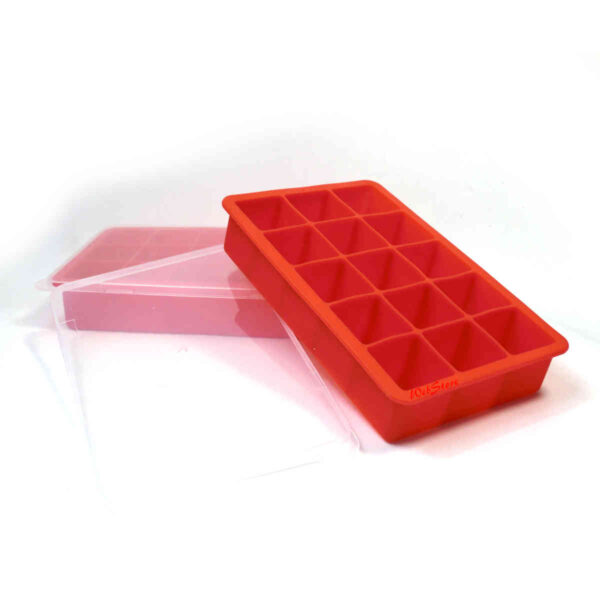 Forma de Gelo 15 cubos em silicone com tampa - Image 5