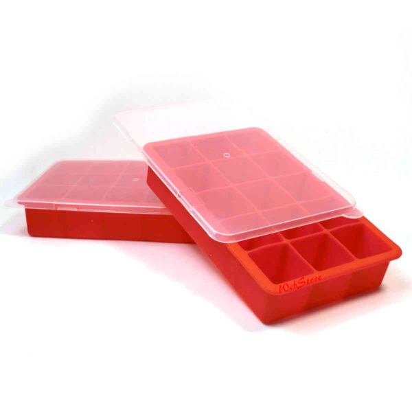 Forma de Gelo 15 cubos em silicone com tampa - Image 4