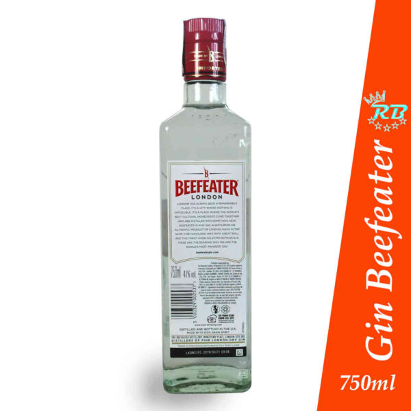 Gin Beefeater - London Dry Gin - Garrafa 750ml - Image 3