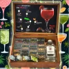 12 especiarias para gin, 3 xaropes para drinks e mini gin rocks