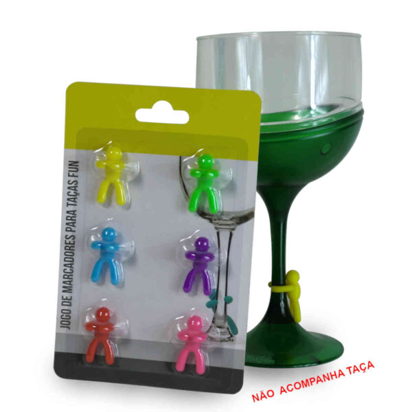 Marcador de silicone para taças de gin vinho e espumante - Image 3