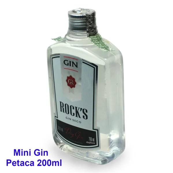 Mini gin Rocks. Petaca de 200ml de Gin Rocks